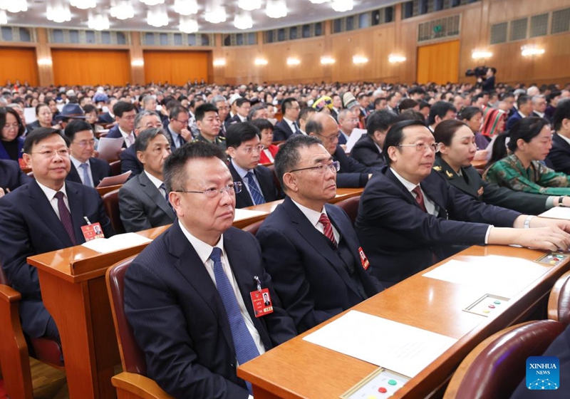 The closing meeting of the third session of the 14th National Committee of the Chinese People's Political Consultative Conference (CPPCC) is held at the Great Hall of the People in Beijing, capital of China, March 10, 2025. Photo: Xinhua