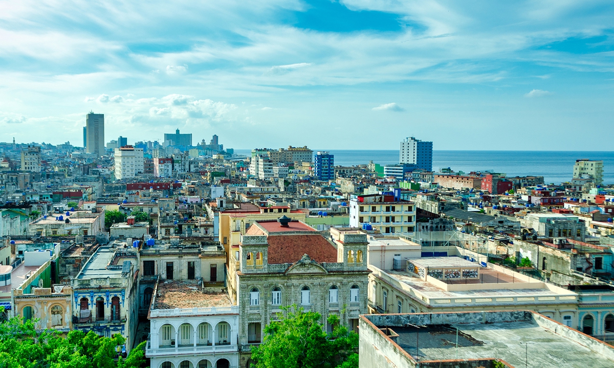 Picture shows the skyline of Havana, capital of Cuba. The International Tourism Fair 2025 will be held in Havana from May 1 to 5, 2025, with China as the guest of honor. Photo: VCG